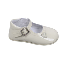 Load image into Gallery viewer, Baby Girl's Patent Cream Shoes