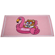 Load image into Gallery viewer, Pink Flamingo Bear Towel