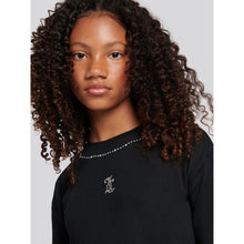 Load image into Gallery viewer, Black Boxy Diamante T-shirt