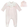 Pink 'Fern' Babygrow & Hat Set