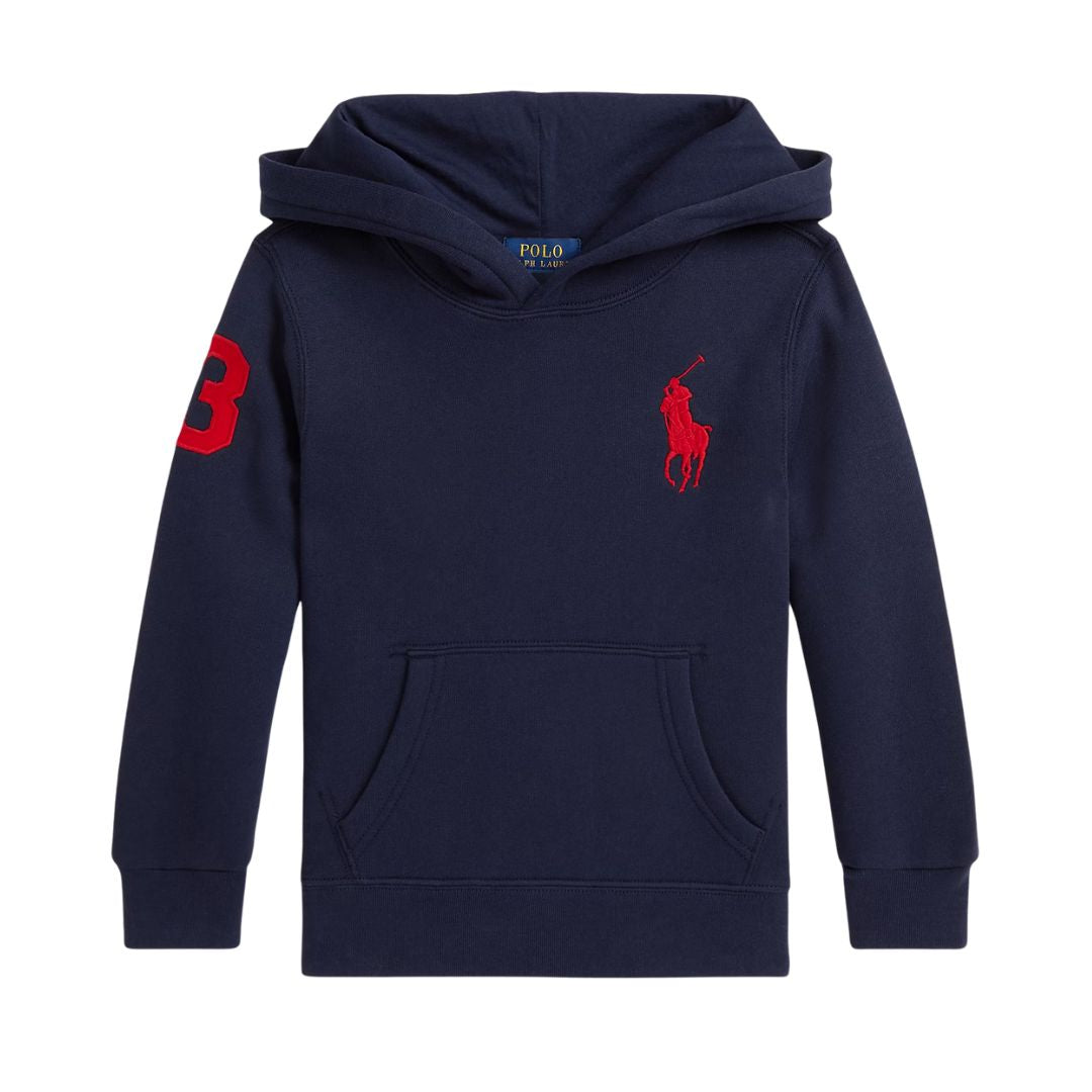 Ralph Lauren - Navy Large Pony Hoodie – Village Kids