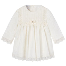 Load image into Gallery viewer, Cream Smock Lace Dress & Knickers