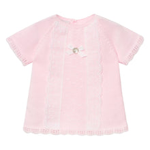 Load image into Gallery viewer, Girls Pink Knitted Top & Bloomers