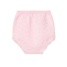 Load image into Gallery viewer, Girls Pink Knitted Top & Bloomers