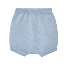 Load image into Gallery viewer, Blue knitted Shorts Set