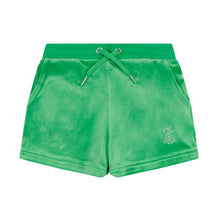 Load image into Gallery viewer, Green Velour Shorts