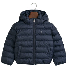 Load image into Gallery viewer, Navy Padded Shield Jacket