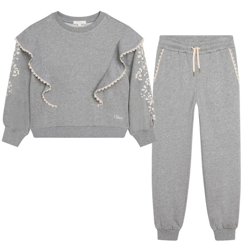 Grey Frill Tracksuit