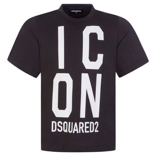 Black ICON Large Logo T-Shirt