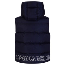 Load image into Gallery viewer, Navy Hooded Bodywarmer