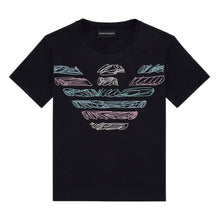 Load image into Gallery viewer, Black Multi Colour Eagle T-Shirt