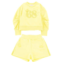 Load image into Gallery viewer, Yellow Sweat Top &amp; Shorts