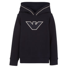 Load image into Gallery viewer, Navy Embroidered Eagle Hoodie