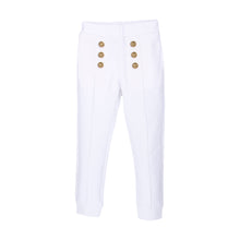 Load image into Gallery viewer, White Military Sweat Pants