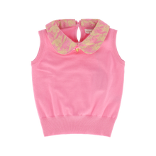 Load image into Gallery viewer, Pink &amp; Gold &#39;Cat&#39; Knit Top