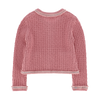 Dusky Pink 'Eugenie' Knitted Jacket