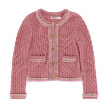 Load image into Gallery viewer, Dusky Pink &#39;Eugenie&#39; Knitted Jacket