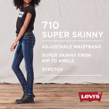 Load image into Gallery viewer, Girls Denim 710 Super Skinny Jeans