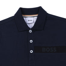 Load image into Gallery viewer, Navy &amp; White Polo Shirt