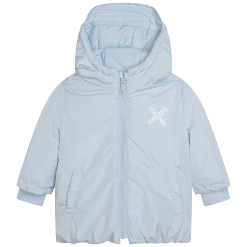 Pale Blue Kenzo Puffer Jacket