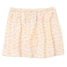 Load image into Gallery viewer, Pink &amp; Yellow Logo Skirt