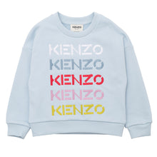Load image into Gallery viewer, Pale Blue Kenzo Embroidered Sweat Top