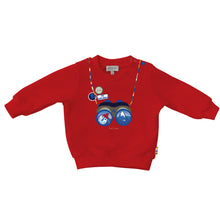 Load image into Gallery viewer, Red Goggle Sweatshirt