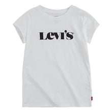 Load image into Gallery viewer, Girls White &amp; Black Levi&#39;s T-Shirt