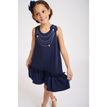 Load image into Gallery viewer, Navy 'Goldrush' Dress
