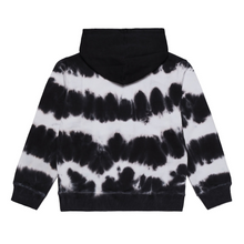 Load image into Gallery viewer, Faded Black &amp; White Tie Dye Hoodie