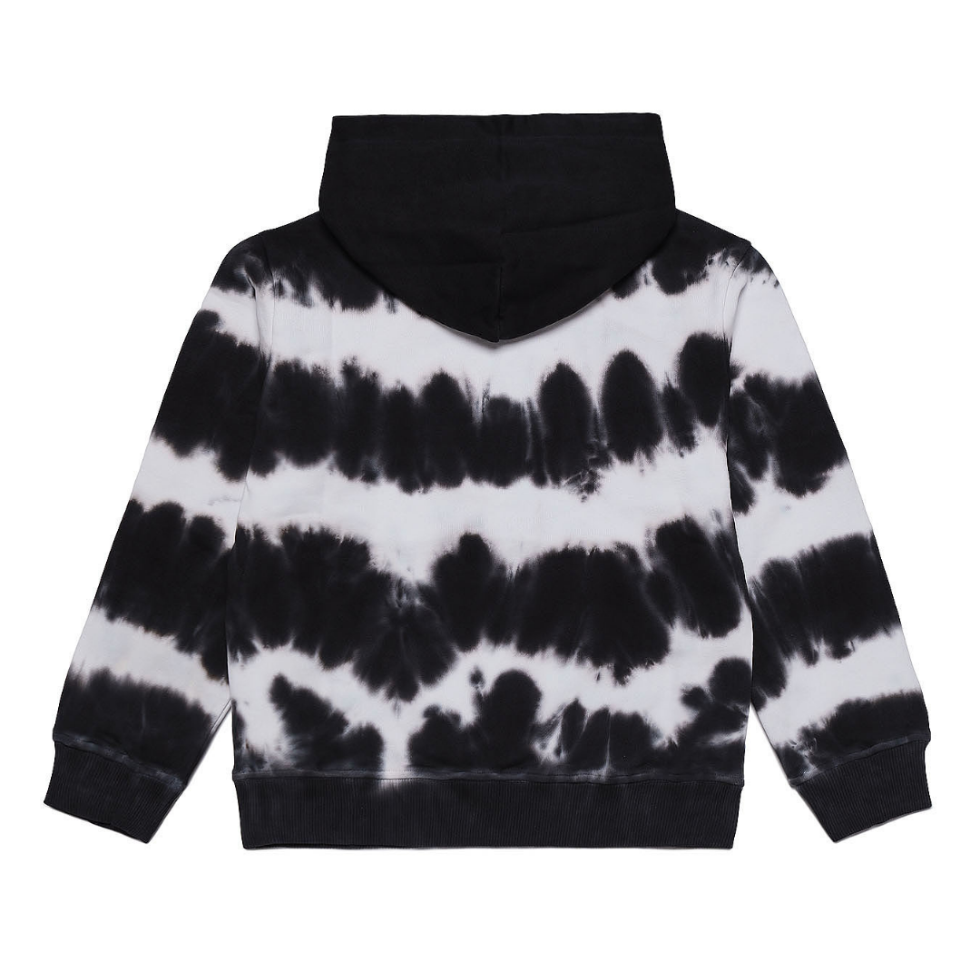 Diesel Faded Black White Tie Dye Hoodie Village Kids