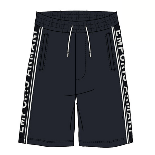 Navy Logo Shorts