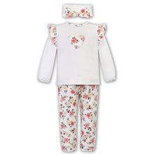 Load image into Gallery viewer, White Floral 3 Piece Set