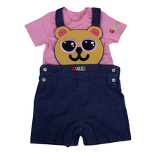 Load image into Gallery viewer, Denim Dungaree 2Pc Set &amp; Gift Bag