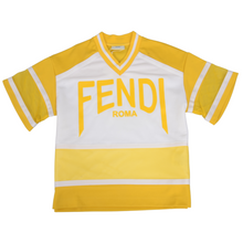 Load image into Gallery viewer, Yellow &amp; White Baseball Top