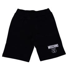 Load image into Gallery viewer, Black Milano Sweat Shorts