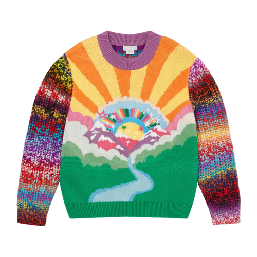 Stella's Rainbow Knitted Jumper