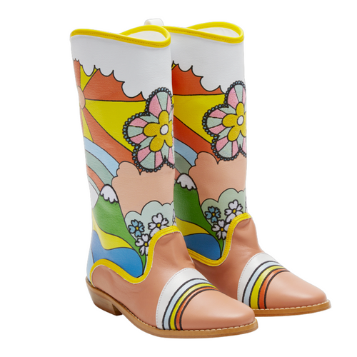 Multicoloured Cowboy Boots