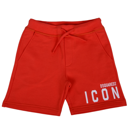 Orange ICON Logo Sweat Shorts