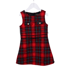 Load image into Gallery viewer, Red Tartan Dress &amp; T-Shirt