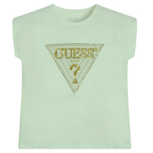 Load image into Gallery viewer, Green Sequin Logo T-Shirt