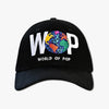 Black Embroidered WOP Cap