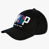 Black Embroidered WOP Cap