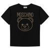 Black & Gold Rhinestone Bear Logo T-Shirt