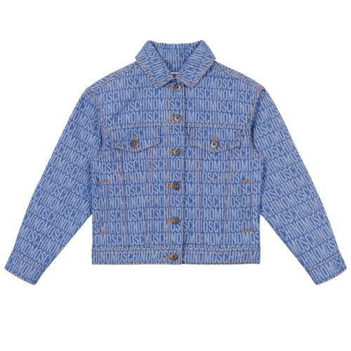 Denim All-Over Logo Jacket