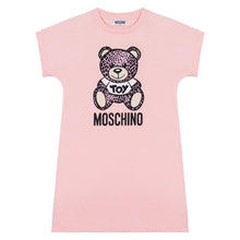 Load image into Gallery viewer, Pink Leopard Bear Logo T-Shirt Dress