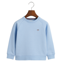 Load image into Gallery viewer, Blue Crew Neck Sweat Top