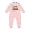 Pink Bear Babygrow In Gift Box