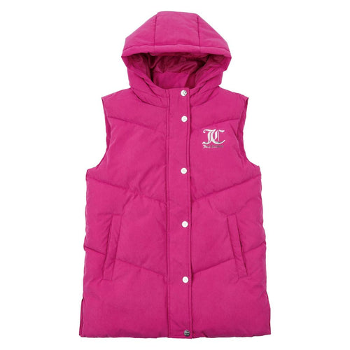 Fuchsia Padded Logo Gilet