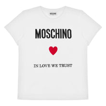 Load image into Gallery viewer, White &#39;In Love We Trust&#39; T-Shirt